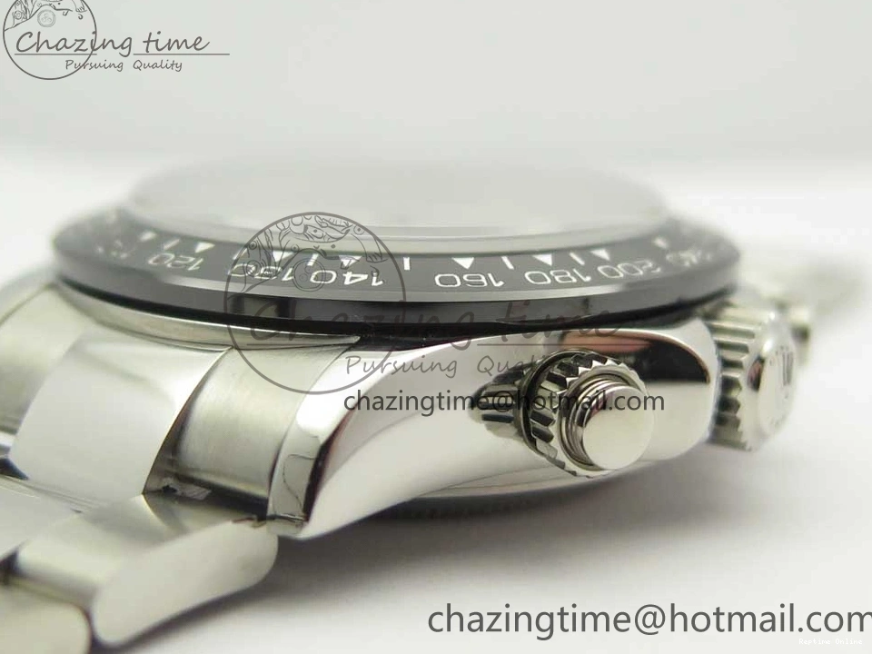 0107 Daytona 116500 JHF Best Edition Ceramic Bezel White Dial Black Red on SS Bracelet A Elegant 3266